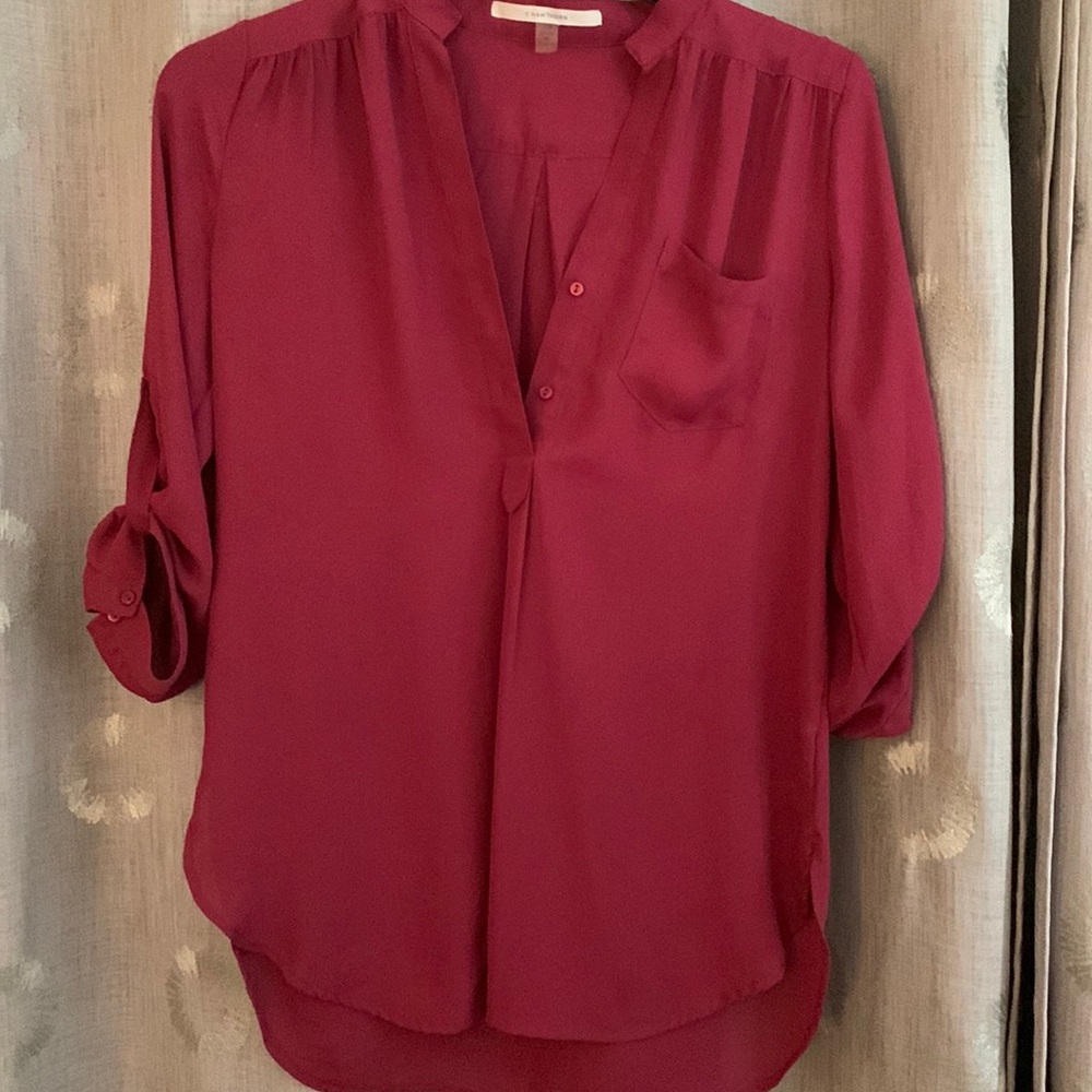 Hawthorn Women’s blouse V-neck two buttons